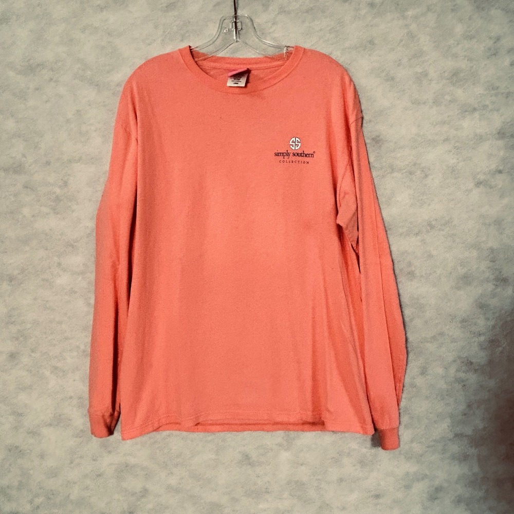 Simply Southern Large Just‎ A Small Town Girl Goat Long Sleeve T-Shirt - Picture 3 of 7